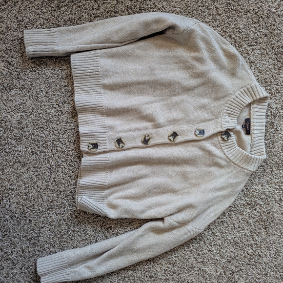 Quince Light Beige Cardigan Sweater - Picture 2 of 3